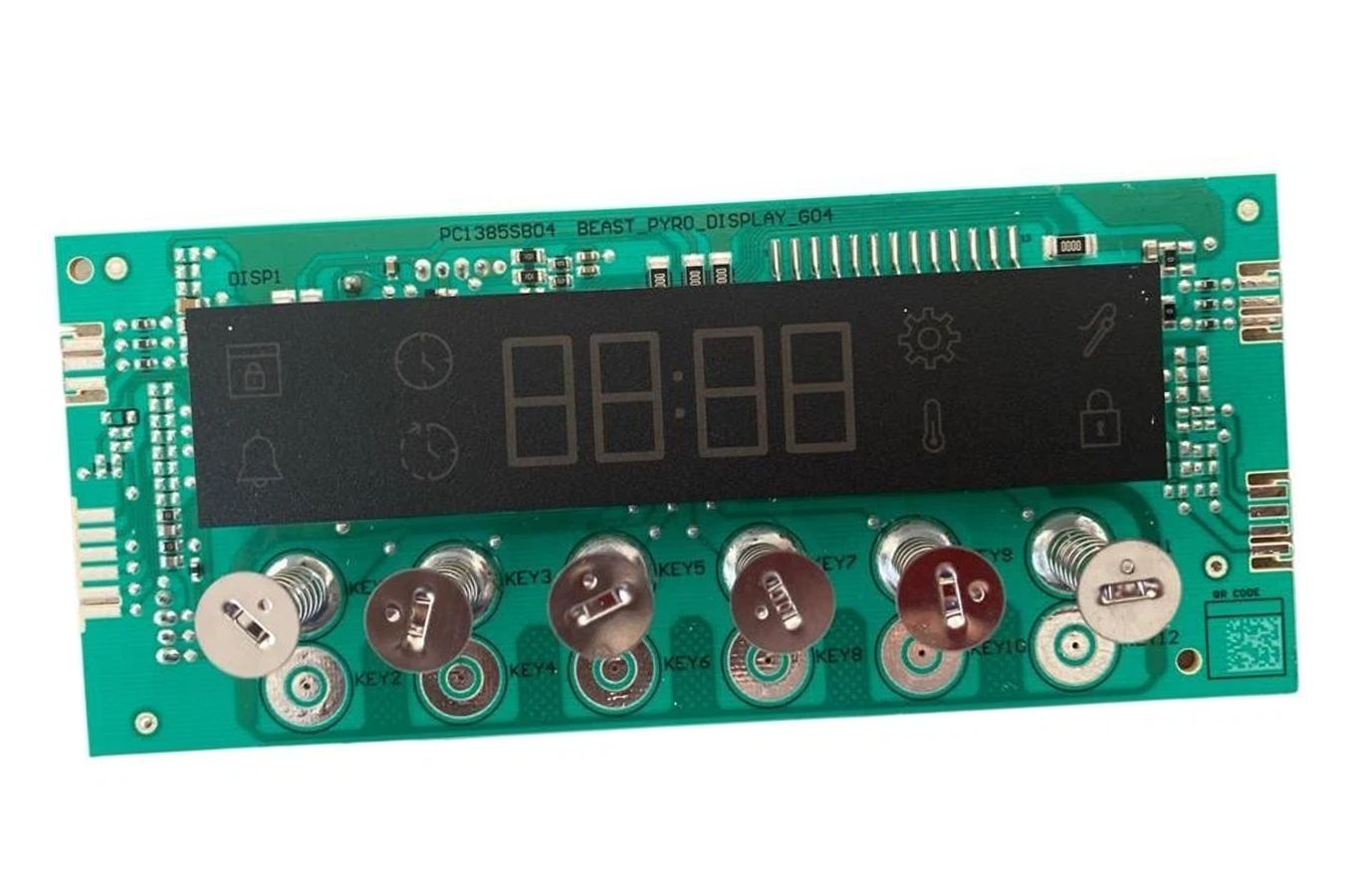 Модуль (плата) с дисплеем для духового шкафа HOTPOINT FE9 831 JSH WHG, FE9 834 JH IX C00875245 (267480307, V01.00, G04-B06, G04, PC1385SB04, E56063, снято с гарантийной техники)