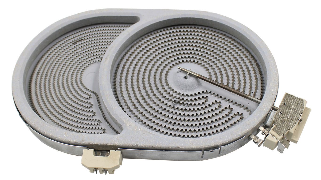 Конфорка электрическая для плиты Privileg GK214101STC (2400/1500W, 10.57418.608/ 60.16172.015, снято с гарантийной техники)