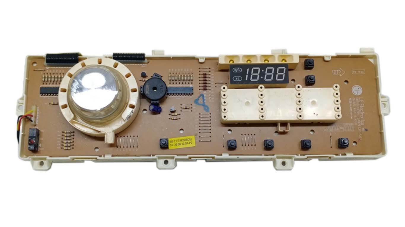 Модуль для стиральной машины LG (ЛДЖИ) EBR52856001 (ЗПЧ на силовой части: 6870EC9275C, на индикации: 6870EC9276A)