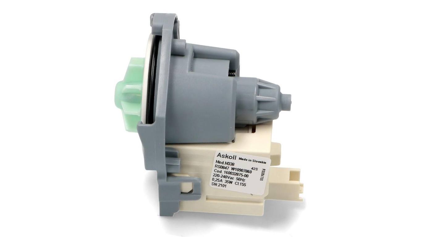 Сливной насос для посудомоечной машины Ariston 386526 (mod.338 RC0425 W10907860)