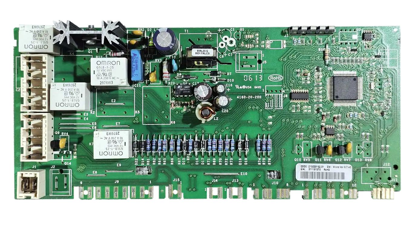Электронная плата для стиральной машины Ariston Indesit 254297, 144667, C00111304, C00111589, 21500915602, 215009152.00 (под прошивку 09021500977700, 090215009777.00)