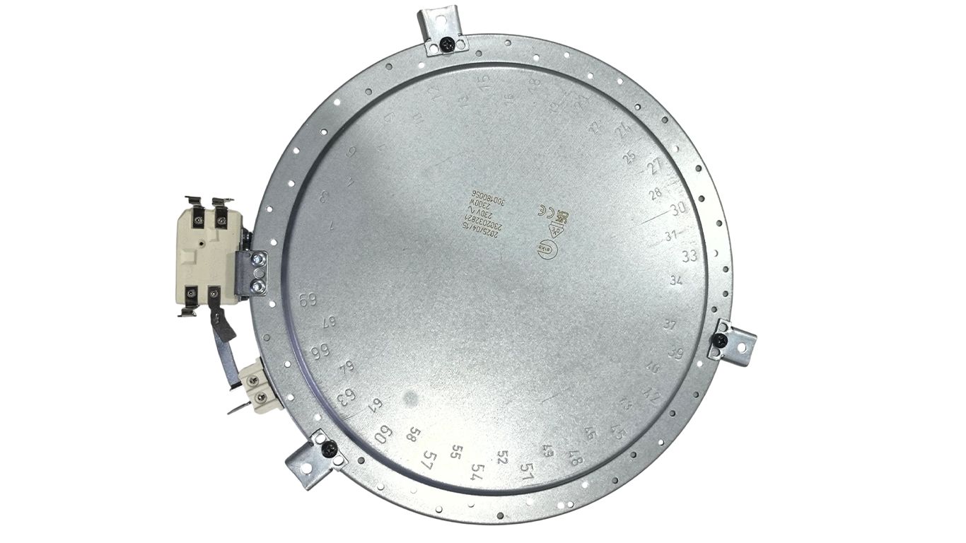 Электрическая конфорка для плиты, варочной поверхности GRUNDIG GIEV 613410 N, GIEV 644 X (4 контакта, 230V, 2300 Вт, D наружный: 230 мм, 2302032821, снято с гарантийной техники)