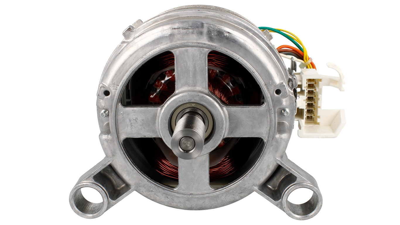 Двигатель для стиральной машины ELECTROLUX 140001072010 (WU126T50E01, 0016405800, 410W, 13585RPM, A00107201, 7 контактов, круглый)